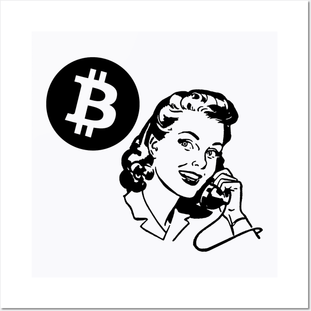 Have you heard of Bitcoin? Wall Art by StickSicky